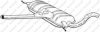 SKODA 3U0253409F Middle Silencer